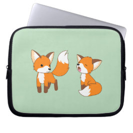 Capa Para Notebook Um par de rapinhas bonitas em verde