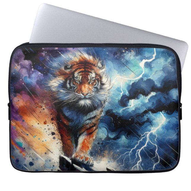 Capa Para Notebook Um tigre majestoso (Frente)