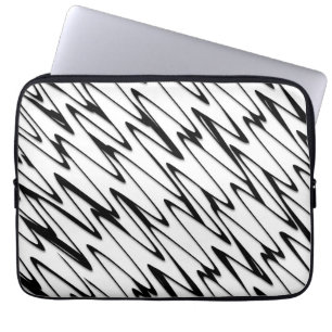 Capa Para Notebook Uma Arte Moderna de Linha Energética de Abstrato