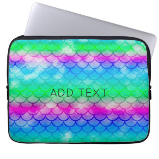 Capa Para Notebook Uma bela gama de cores no estilo da sereia