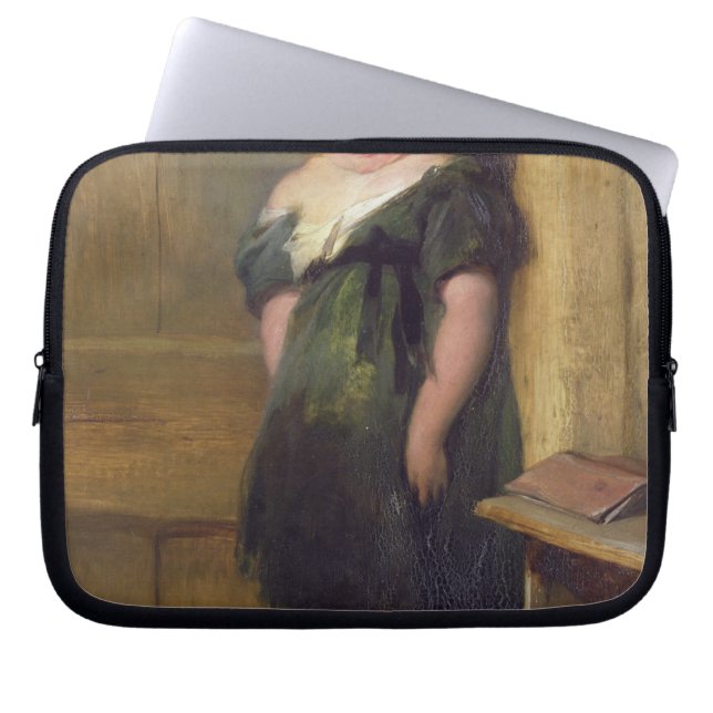 Capa Para Notebook Uma criança impertinente (óleo em canvas) (Frente)