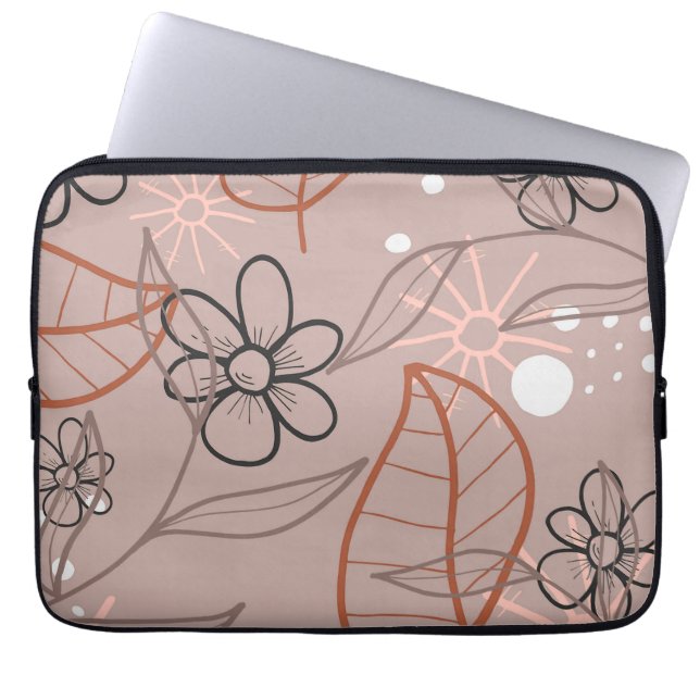 Capa Para Notebook Uma Flor Whimsic e Deixa Impressão (Frente)