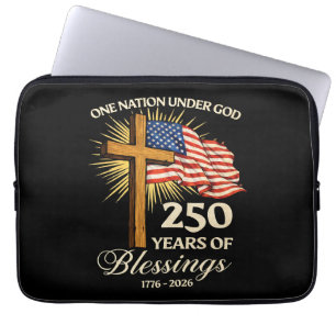 Capa Para Notebook Uma Nação Sob Deus 250 Anos de Bênçãos