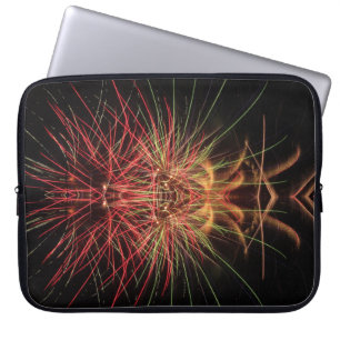Capa Para Notebook Uma tela de fogos de artifício à noite