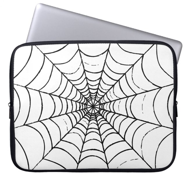 Capa Para Notebook Uma Web de aranha simples (Frente)