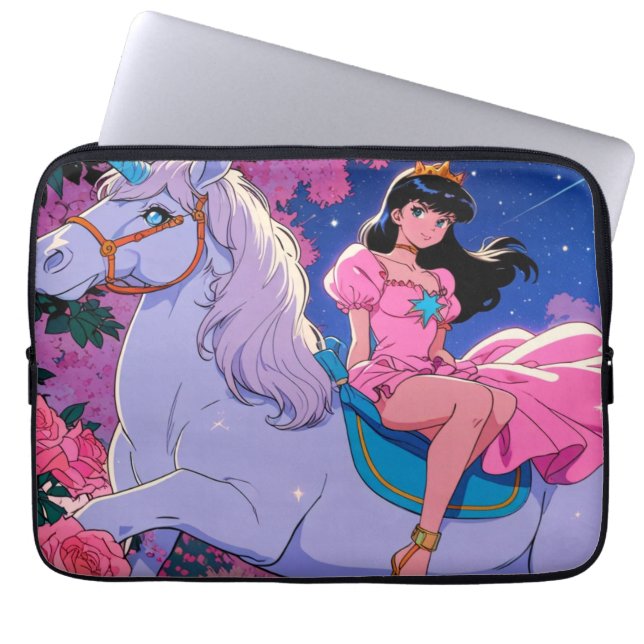 Capa Para Notebook Unicórnio Anime  (Frente)
