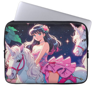 Capa Para Notebook Unicórnio Anime