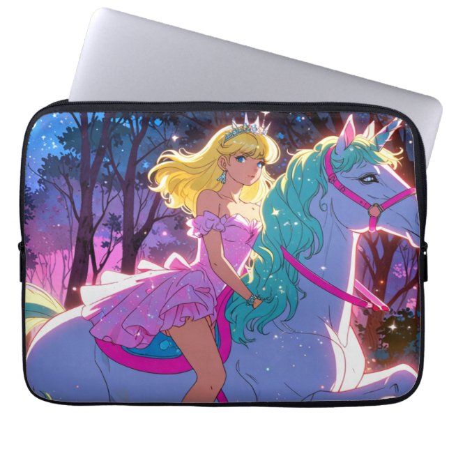 Capa Para Notebook Unicórnio Anime  (Frente)