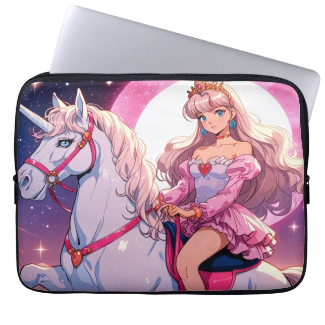 Capa Para Notebook Unicórnio Anime  (Frente)