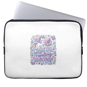 Capa Para Notebook Unicórnio Cristal Cura Presente Unicórnio Ideia Ve