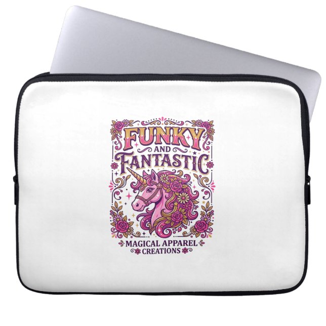 Capa Para Notebook Unicórnio Divertido e Fantástico Design Stylish Za (Frente)