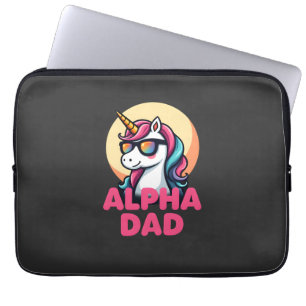 Capa Para Notebook Unicórnio Divertido Papai Laufey Homens Dia dos Pa