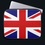 Capa Para Notebook Union Jack<br><div class="desc">Uma bandeira britânica simples e limpa,  Jack.</div>