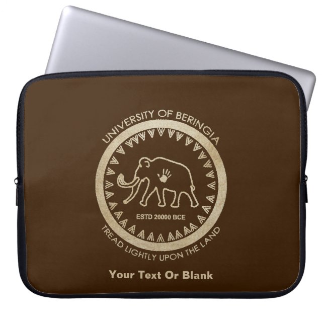 Capa Para Notebook Universidade de Beringia Mammoth (Frente)