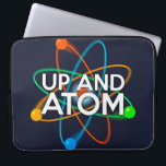 Capa Para Notebook UP E ATOM Science<br><div class="desc">Uma ciência legal,  moderna e divertida inspirou uma bolsa de laptop projetada como presente para todos os cientistas,  professores de ciência,  estudantes de ciência,  enfim,  qualquer geek de ciência em sua vida (e isso inclui você)! Projetado pela Science Geekness © em http://www.zazzle.com/sciencegeekness*</div>