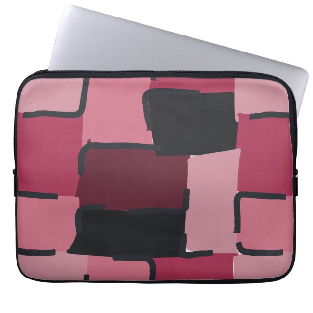 Capa Para Notebook Urban Geo | Blush Muted | Hero Pattern (Frente)