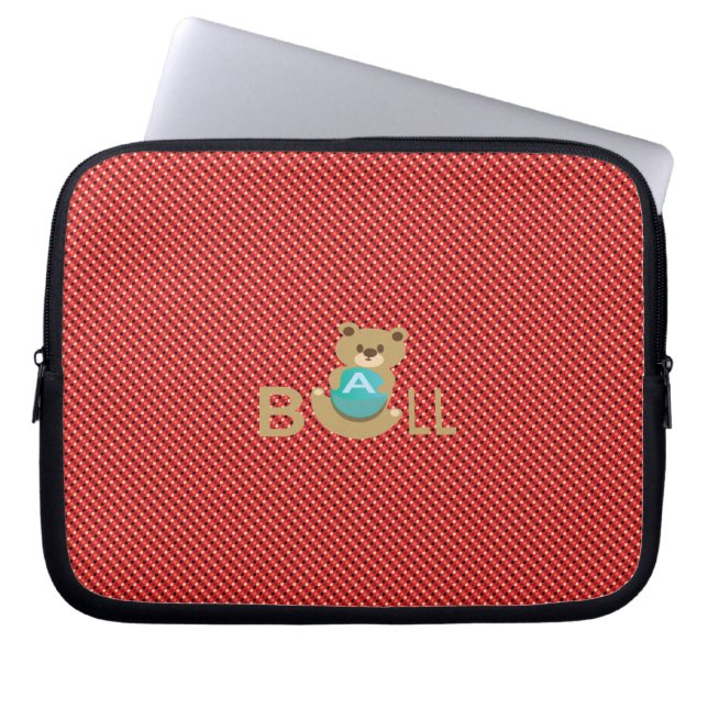 Capa Para Notebook Urso-de-bola (Frente)