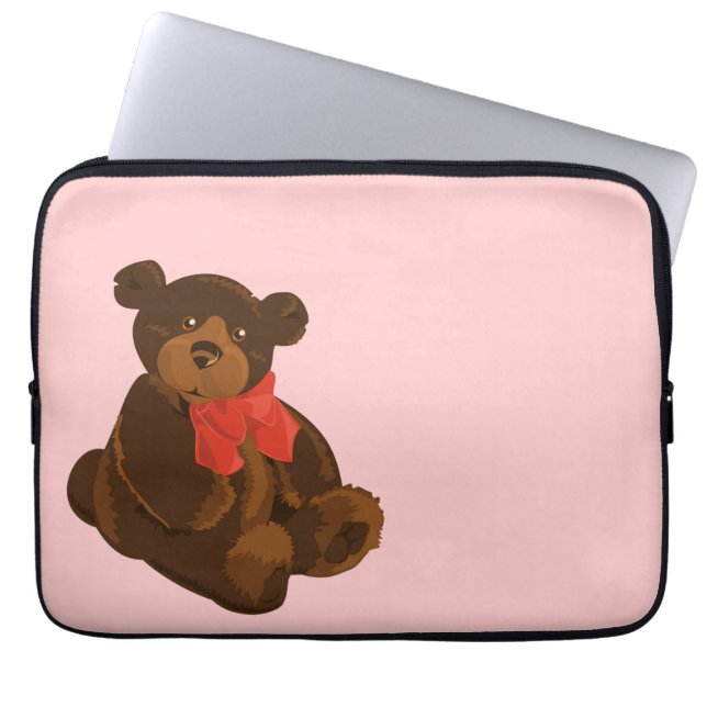 Capa Para Notebook Urso de desenho animado bonito (Frente)
