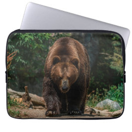 Capa Para Notebook Urso Grizzly Grande