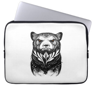 Capa Para Notebook Urso Grizzly Natureza Selvagem Animal Ilustração A