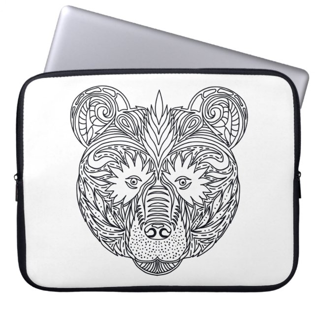 Capa Para Notebook Urso inspirado (Frente)