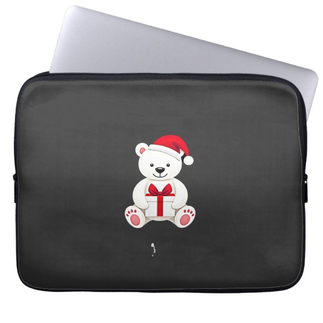 Capa Para Notebook Urso Natal Natal (3) (Frente)