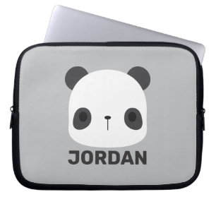 Capa Para Notebook Urso Panda Bonito com Nome Personalizado