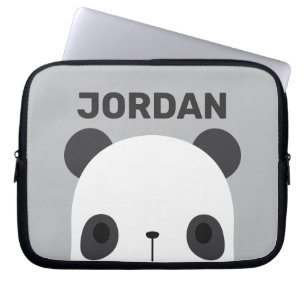 Capa Para Notebook Urso Panda Bonito com Nome Personalizado