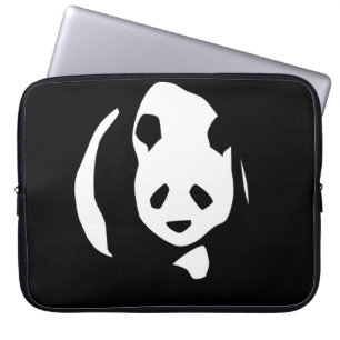 Capa Para Notebook Urso Panda na Bolsa de laptop Silhouette