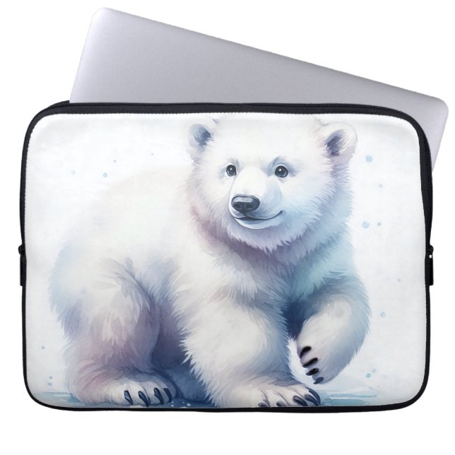 Capa Para Notebook Urso Polar Legal Calmo & Imparável (Frente)