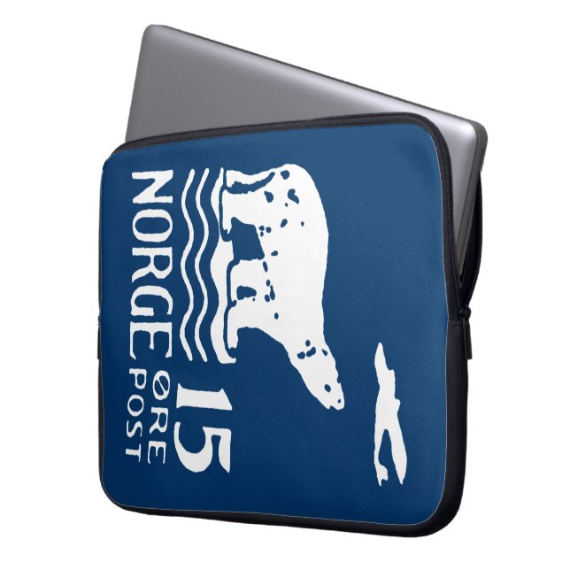 Capa Para Notebook Urso Polar Norueguês 1925 (Frente Esquerda)