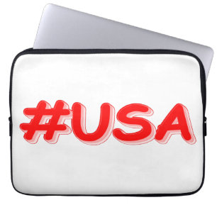 Capa Para Notebook "#USA" Design. Comprar Agora