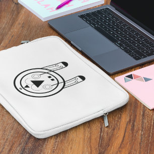 Capa Para Notebook Usagi Coelho Geométrico Zodíaco