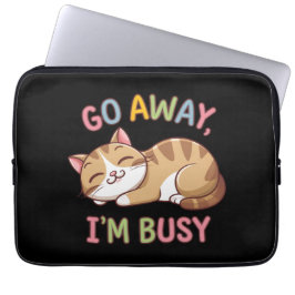 Capa Para Notebook Vá embora, estou ocupado