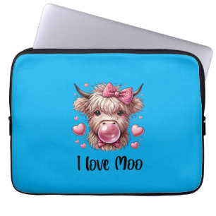 Capa Para Notebook Vaca do Namorados Superior Adorável