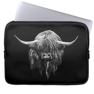 Capa Para Notebook Vaca Highland escocesa