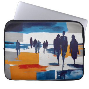 Capa Para Notebook Vagantes Pós-Tempestade – Figuras Abstratas