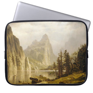 Capa Para Notebook Vale do Yosemite do Rio Bierstadt Albert Merced