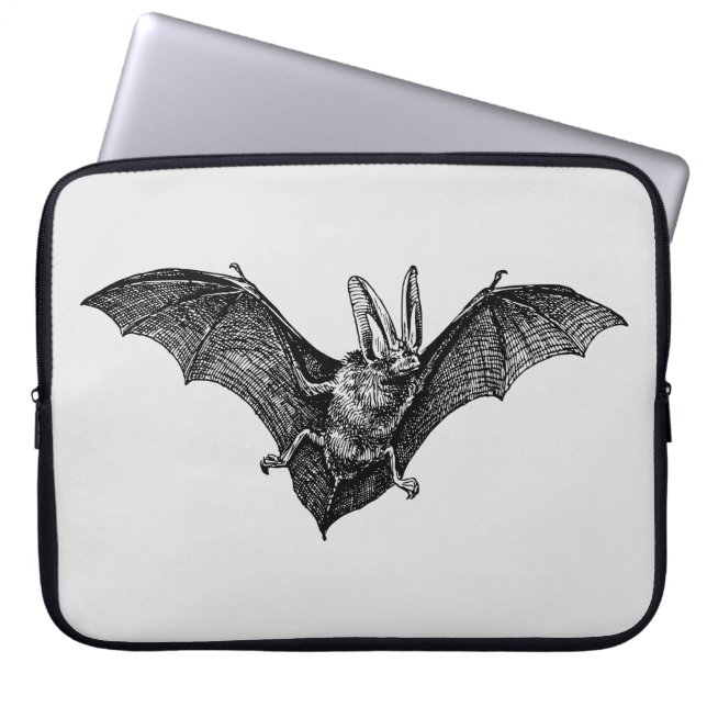 Capa Para Notebook Vampiro Vintage Bat Gothic (Frente)