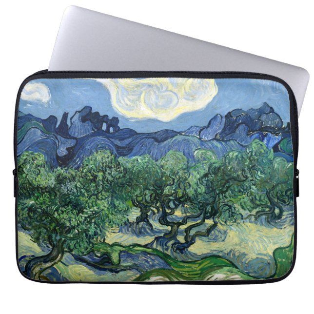 Capa Para Notebook Van Gogh As Oliveiras Pintura Paisagem (Frente)