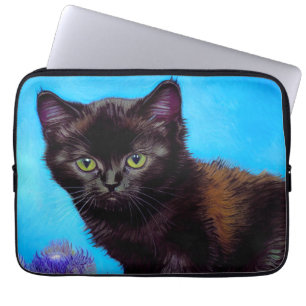 Capa Para Notebook Van Gogh Cat e Flores