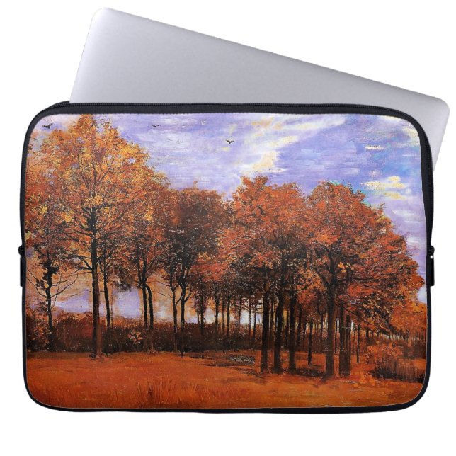 Capa Para Notebook Van Gogh - Paisagem de Outono, (Frente)