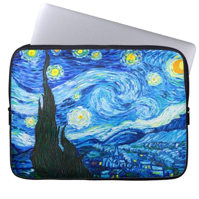 Capa Para Notebook Van Gogh Starry Night (Frente)