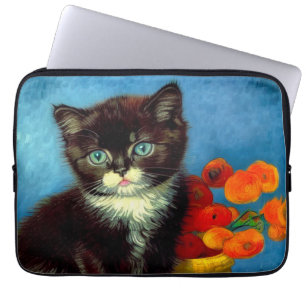 Capa Para Notebook Van Gogh Tuxedo Cat