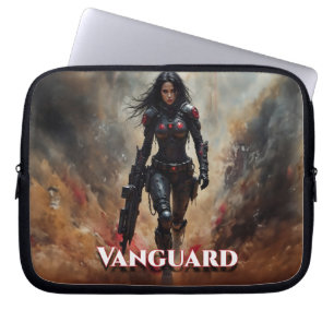 Capa Para Notebook Vanguard – Guerreira Futurista Feminina