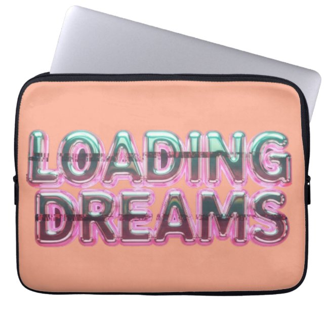 Capa Para Notebook Vaporwave Aesthetics with Glitch Effect and Neon  (Frente)