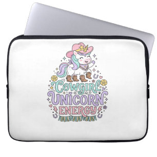 Capa Para Notebook Vaqueira Unicórnio Energia de Unicórnio Produto Fo