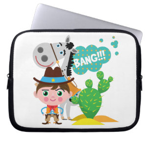 Capa Para Notebook Vaqueiro e cavalo