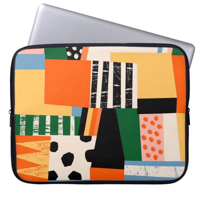 Capa Para Notebook Várias formas: design abstrato sem soldadura (Frente)