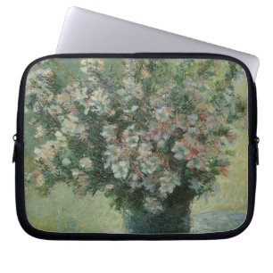 Capa Para Notebook Vaso de Flores por Claude Monet